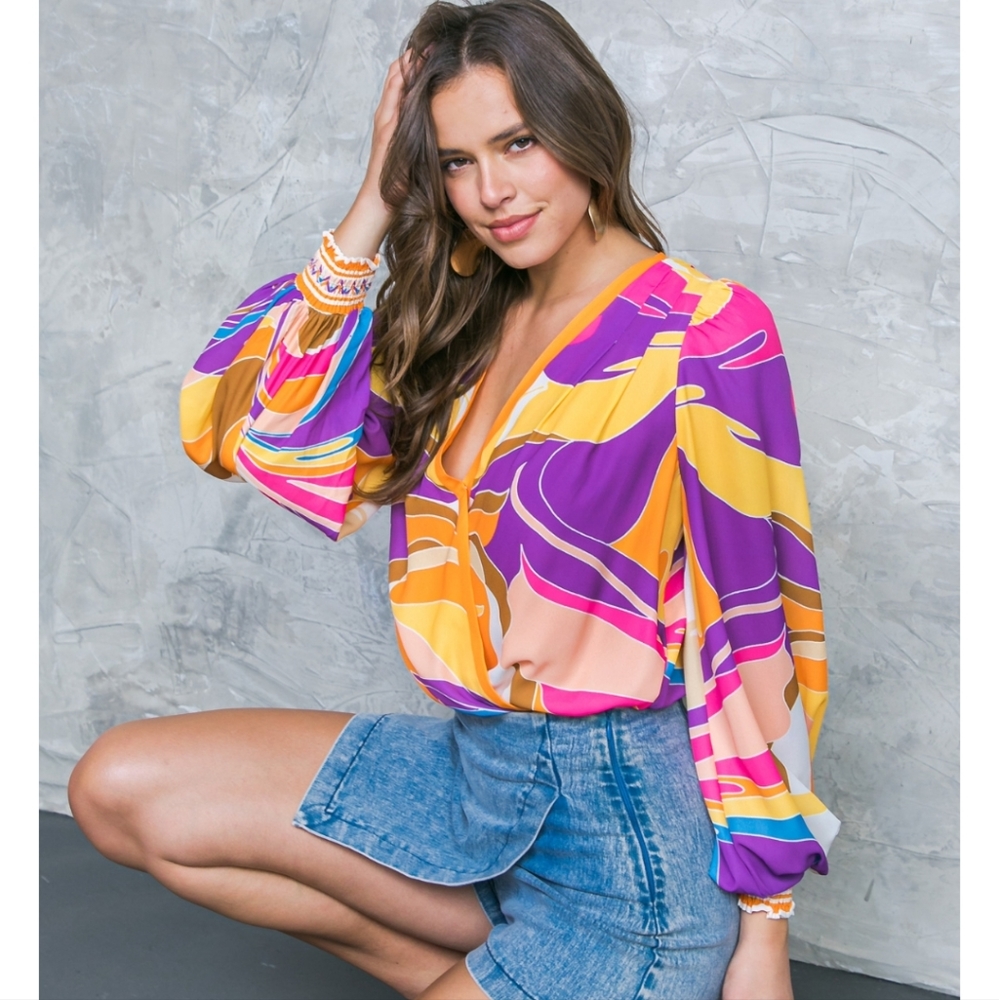 Flying Tomato Multicolor Bodysuit